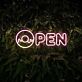Donut Open Neon Sign for Bakeries and Fun Spaces