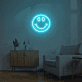 Smile Face Neon Sign for Happy and Positive Spaces