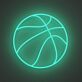 Basketball Neon Sign for Sports Lovers and Enthusiasts