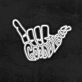 Good Vibes Shaka Hand LED Neon Sign