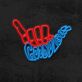 Good Vibes Shaka Hand LED Neon Sign