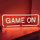 Game On Framed LED Neon Sign