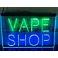 Vape Shop Dual LED Neon Sign for Retail Displays