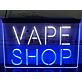 Vape Shop Dual LED Neon Sign for Retail Displays