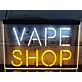 Vape Shop Dual LED Neon Sign for Retail Displays