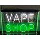 Vape Shop Dual LED Neon Sign for Retail Displays