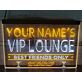 Personalized VIP Lounge Best Friends Only Dual LED Neon Sign