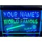 Personalized Guitar Lounge Dual LED Neon Sign for Music Rooms and Bars