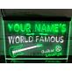 Personalized Guitar Lounge Dual LED Neon Sign for Music Rooms and Bars
