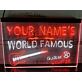 Personalized Guitar Lounge Dual LED Neon Sign for Music Rooms and Bars