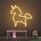 Unicorn Outline LED Neon Sign