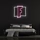 Stylized F Gaming Logo LED Neon Sign