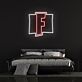 Stylized F Gaming Logo LED Neon Sign