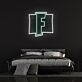 Stylized F Gaming Logo LED Neon Sign
