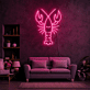 The Lobster Neon Sign for Food Lovers and Restaurants
