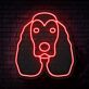 Cocker Spaniel LED Neon Sign