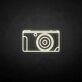 Rectangular Camera Outline LED Neon Sign