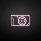 Rectangular Camera Outline LED Neon Sign