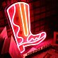 Cowboy Boot LED Neon Sign