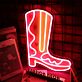 Cowboy Boot LED Neon Sign