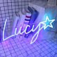 Lucy LED Neon Sign with Star
