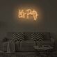 Pink Let's Party Neon Sign for Party and Social Spaces