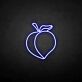 Peach with Leaf LED Neon Sign