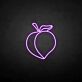 Peach with Leaf LED Neon Sign