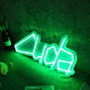 Cuda Green Neon Sign for Car Enthusiasts