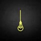 Hanging Light Bulb Outline LED Neon Sign