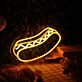 Hot Dog LED Neon Sign for Restaurants