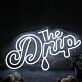 The Drip White LED Neon Sign