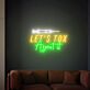 Let's Tox About It Syringe LED Neon Sign