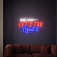 Let's Tox About It Syringe LED Neon Sign