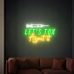 Let's Tox About It Syringe LED Neon Sign