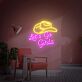 Let's Go Girls Cowboy Hat LED Neon Sign