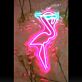 Flamingo Wearing Sunglasses LED Neon Sign
