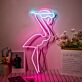 Flamingo Wearing Sunglasses LED Neon Sign
