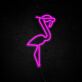 Flamingo Wearing Sunglasses LED Neon Sign