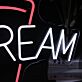 Ice Cream Cone with ICE CREAM Lettering LED Neon Sign