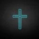 Cross Outline LED Neon Sign