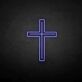 Cross Outline LED Neon Sign