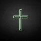 Cross Outline LED Neon Sign