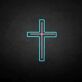 Cross Outline LED Neon Sign