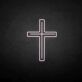 Cross Outline LED Neon Sign