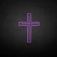 Cross Outline LED Neon Sign