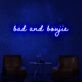 Bad and Boujie Yellow Script LED Neon Sign