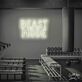 Beast Mode Yellow Outline LED Neon Sign | LianeV Collection