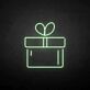 Gift Box with Bow LED Neon Sign