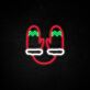 Christmas Mittens Pair LED Neon Sign